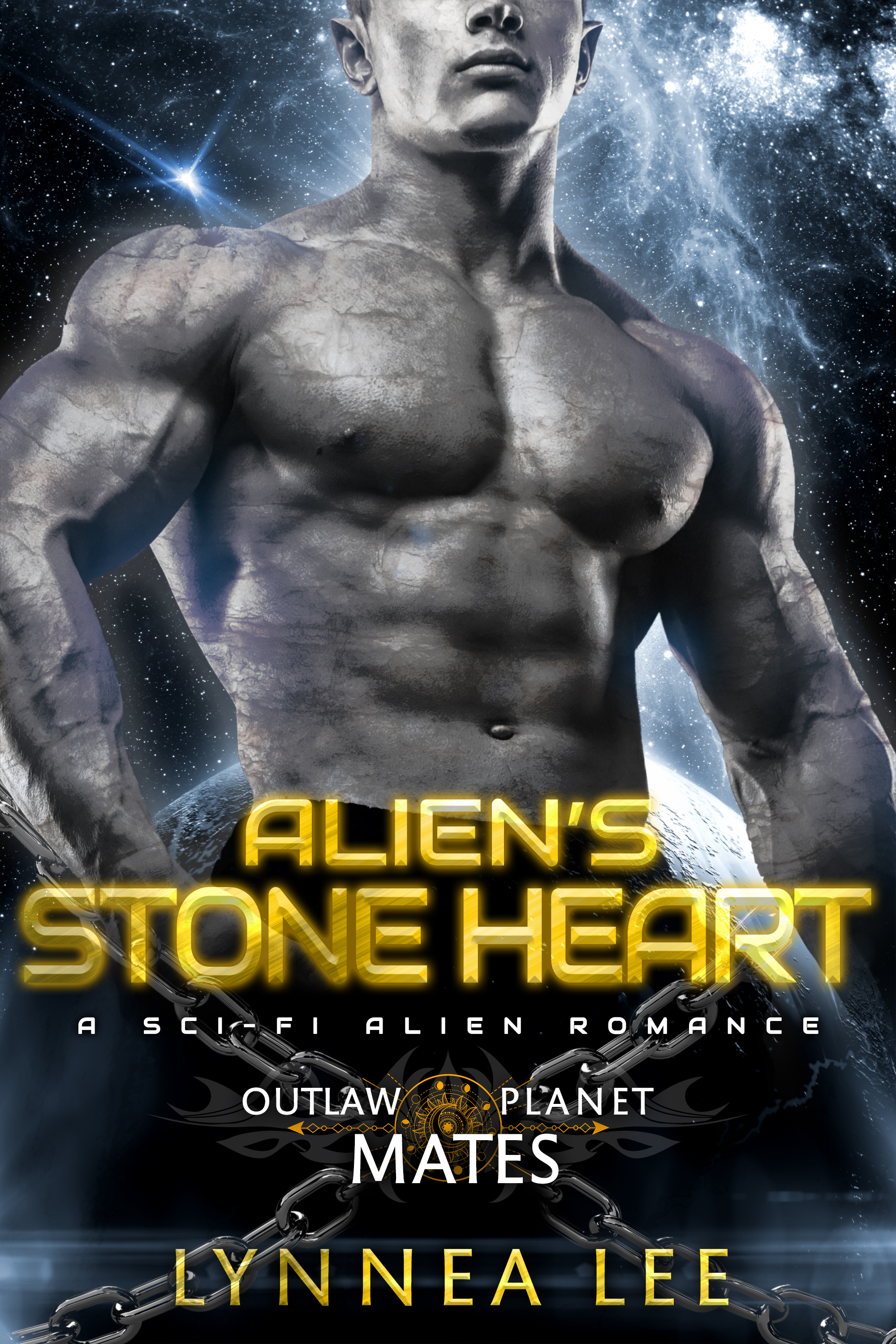 Alien's Stone Heart (Outlaw Planet Mates, #5)