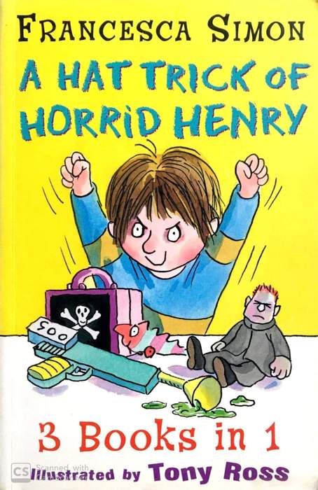A Hat Trick Of Horrid Henry: 3 Books In 1 (Paperback)