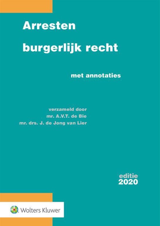 Arresten burgerlijk recht (Paperback)
