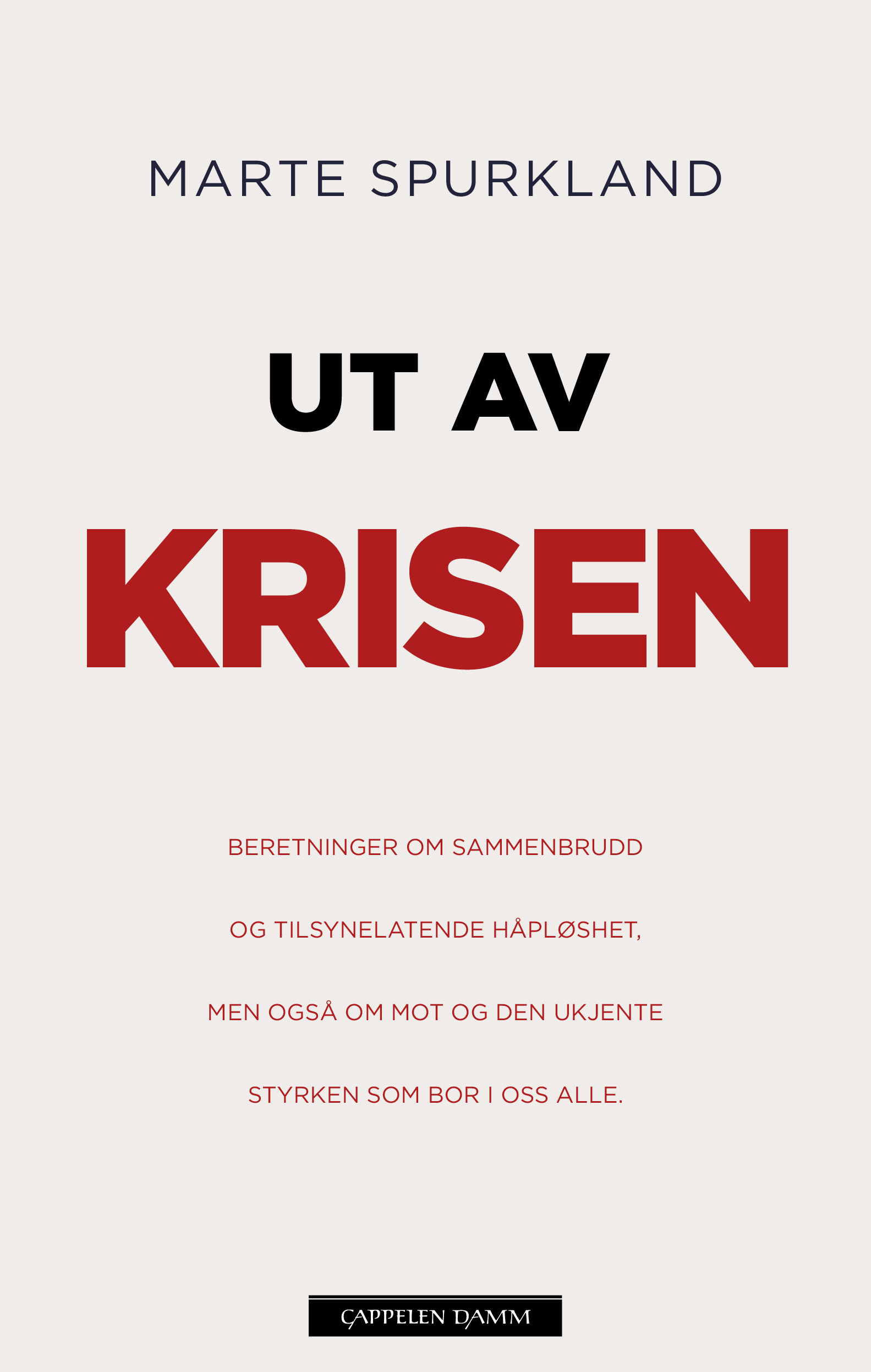 Ut av krisen