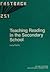 Teaching Reading In The Sec...