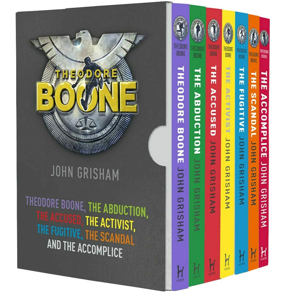 Theodore Boone Series Books 1 - 7 Collection Box Set by John Grisham (Theodore Boone, Accused, Activist, Fugitive, Abduction, Scandal & Accomplice)