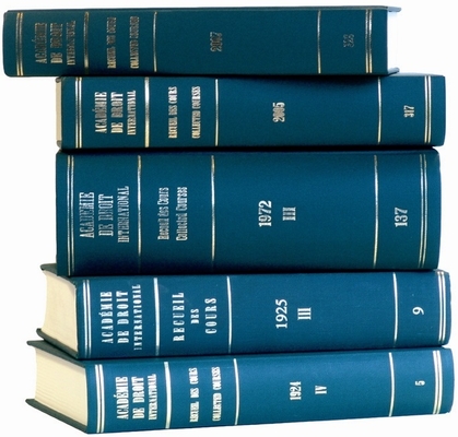 Recueil des cours, Collected Courses, Tome 382 (Collected Courses of The Hague Academy of International Law - Recueil des cours, 382)