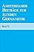 Amsterdamer Beiträge zur älteren Germanistik, Band 72 by Guus Kroonen