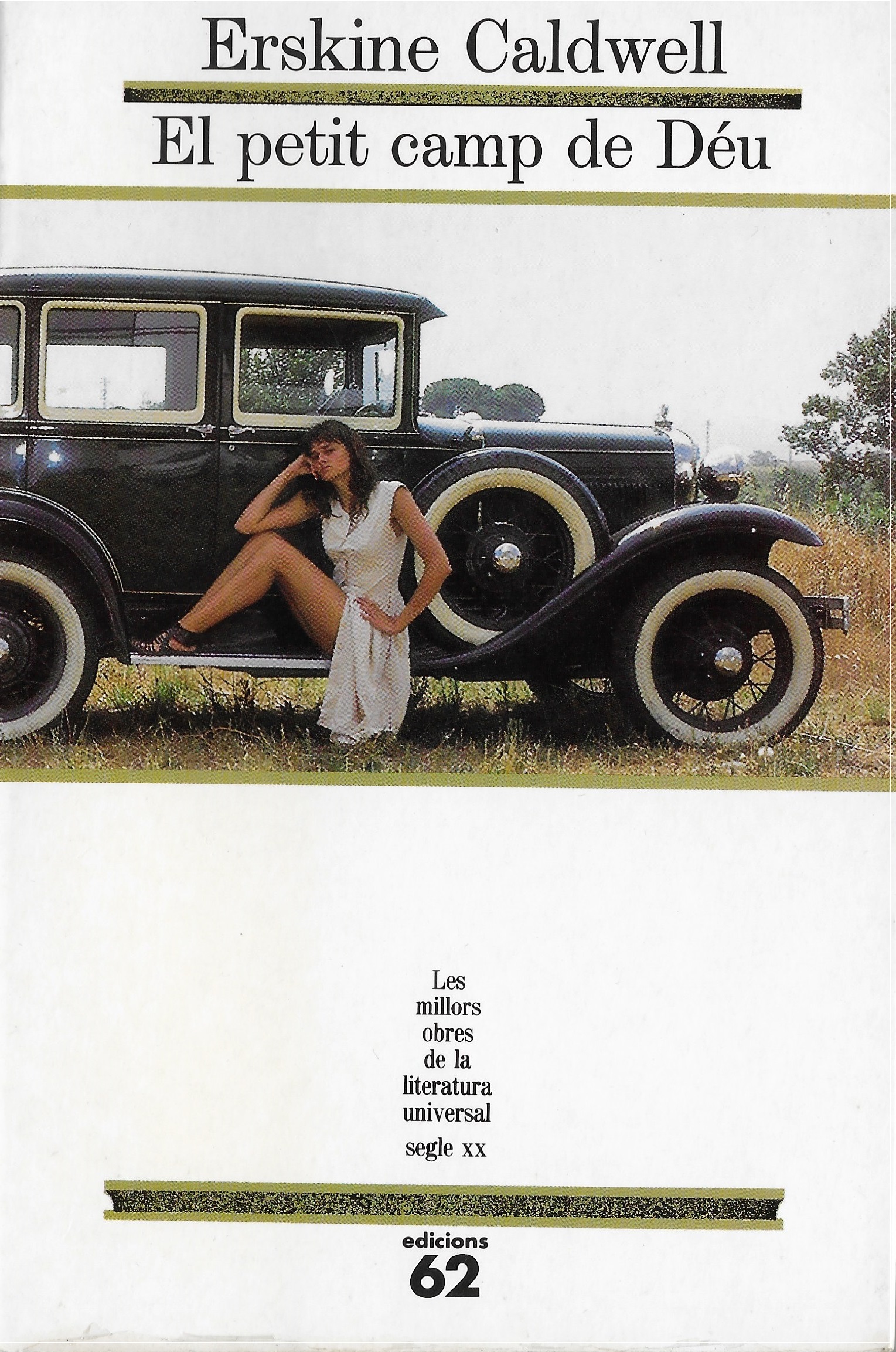 Portada de La parcela de Dios, de Erskine Caldwell