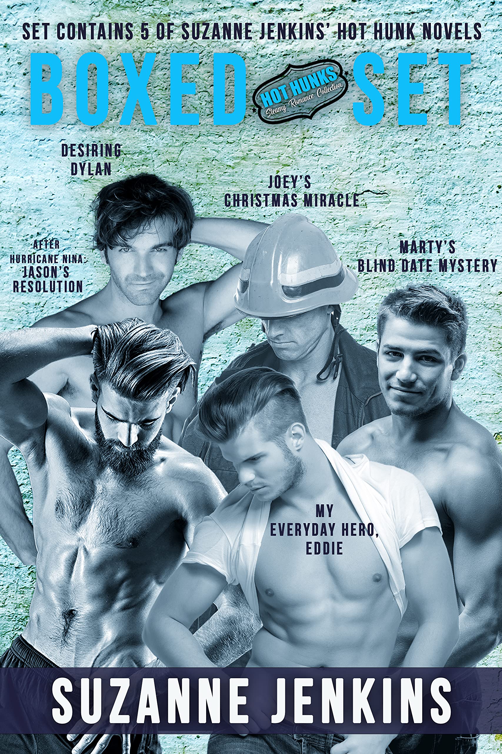 Hot Hunks Boxed Set - Jason, Joey, Marty, Eddie & Dylan (Sexy & Smart Men)