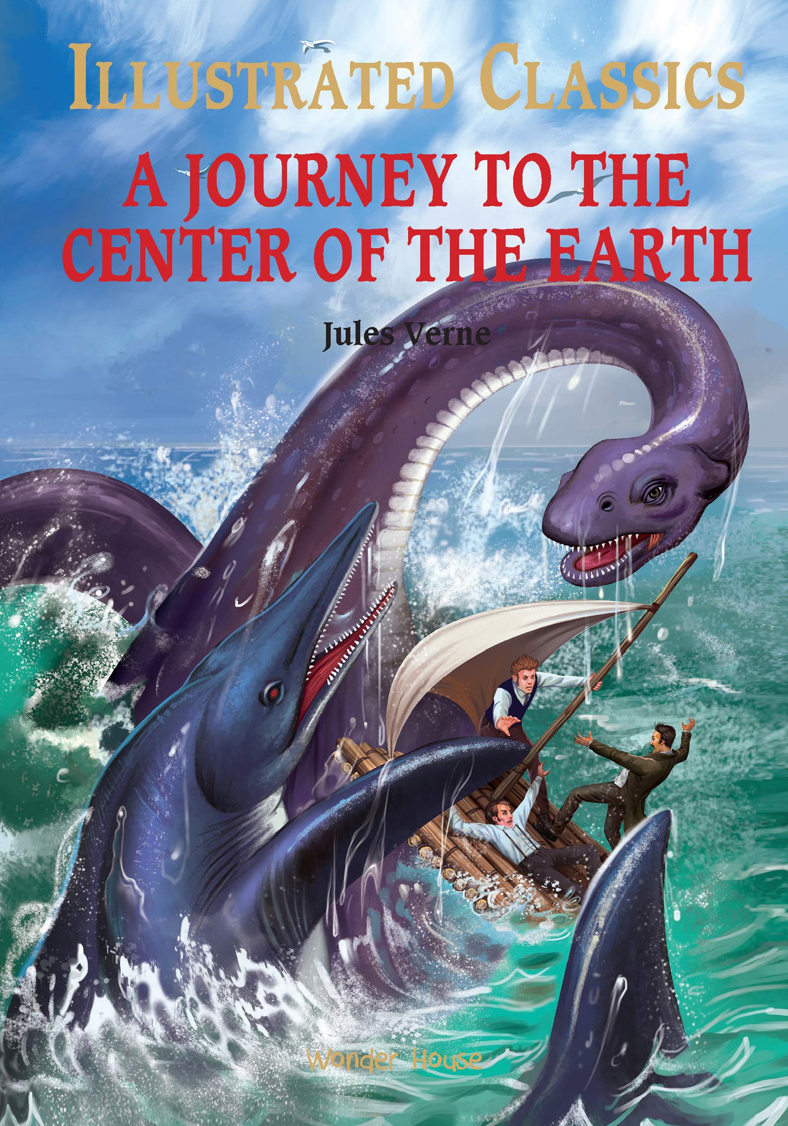 Illustrated Classics - Journey To The Center of The Earth: Abridged Novels With Review Questions (Hardcover)