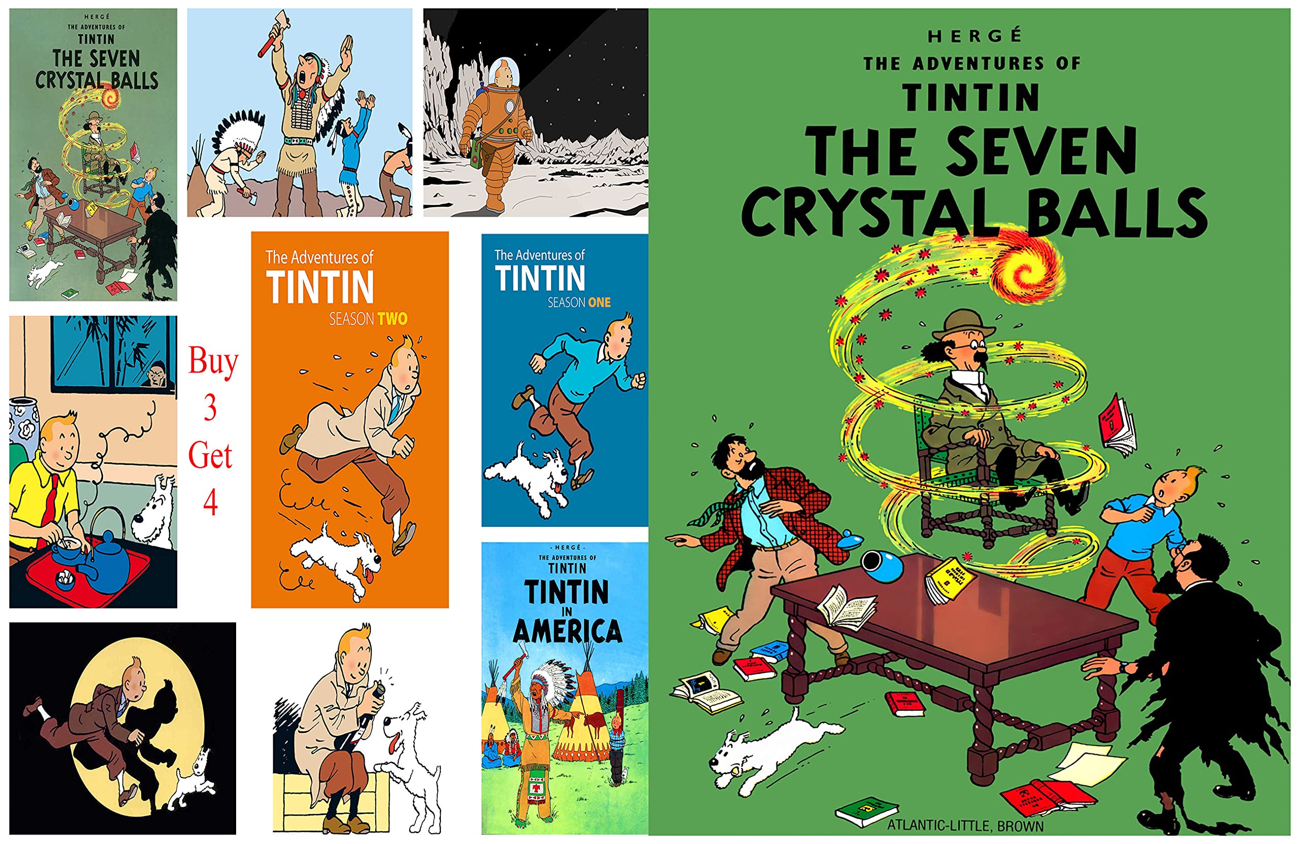 The Adventures of TinTin Full Series : Issue 13-THE SEVEN CRYSTAL BALLS (Kindle Edition)
