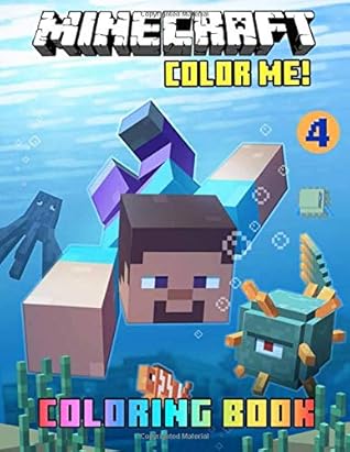 Color Me! Minecraft Coloring Book: Cute Video Game Characters For Kids ...
