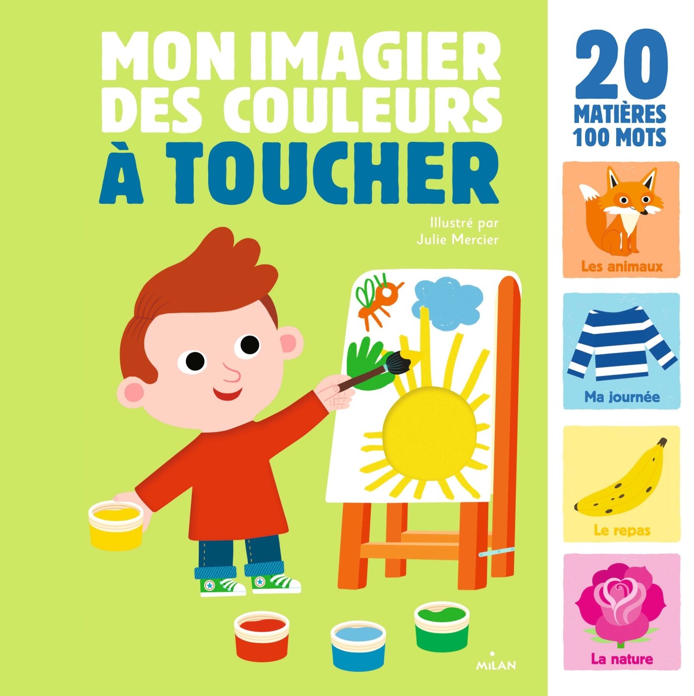 Mon grand imagier des couleurs à toucher (Hardcover)
