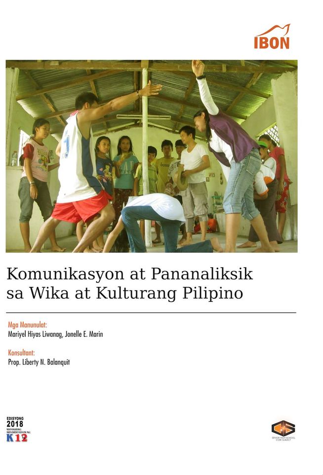 Komunikasyon at Pananaliksik sa Wika at Kulturang Pilipino