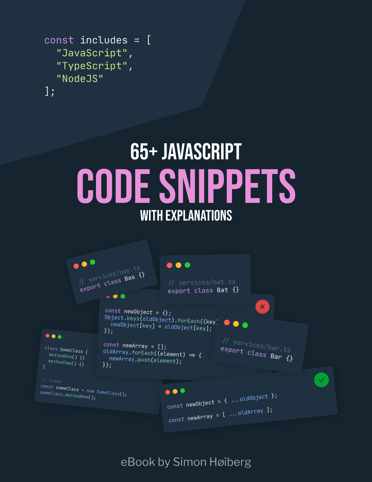 65+ JavaScript Code Snippets - With Explanations