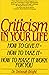 Criticism in Your Life: How...