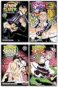 Demon Slayer Kimetsu No Yaiba Collection Vol 11-15 Books Set