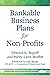 Bankable Business Plans for Non-Profits by Edward G. Rogoff