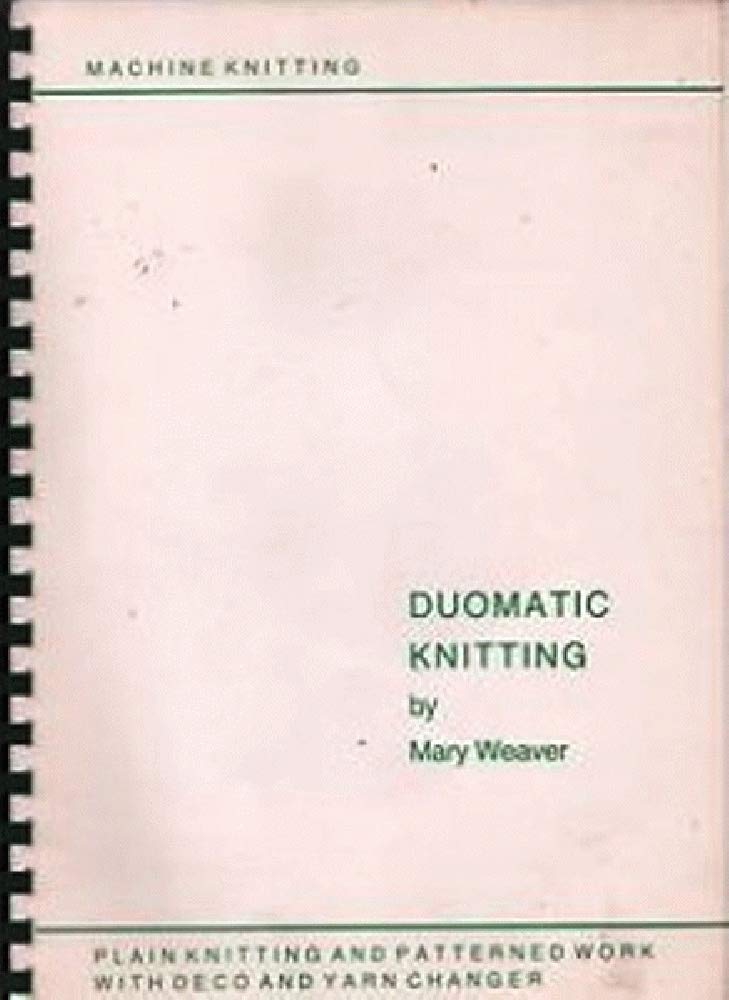 Duomatic knitting (Unknown Binding)