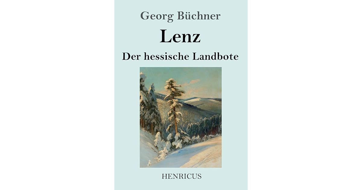 Lenz / Der hessische Landbote by Büchner