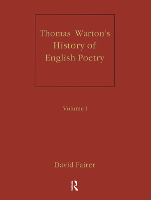 Warton's History of English Poetry