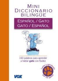 Portada de Mini Diccionario Bilingüe: Español-Gato, Gato-Español, de Jean Cuvelier