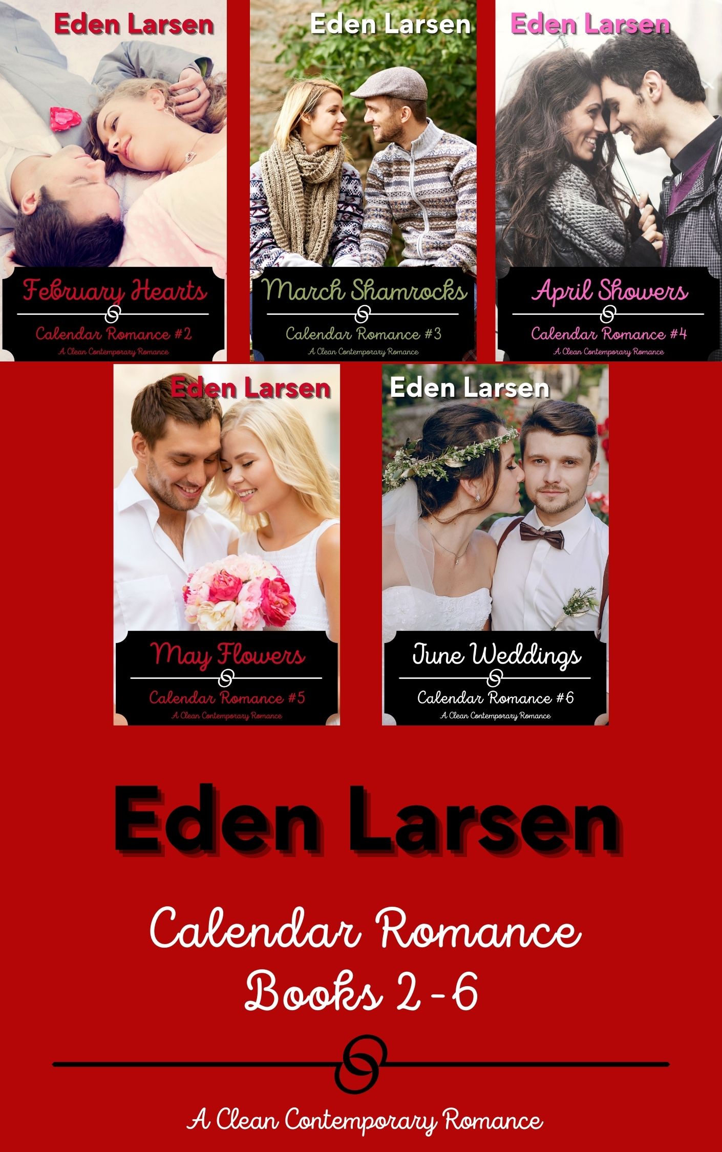 Calendar Romance Box Set Collection #1: Books 2-6 (Calendar Romance Box Set Series)