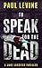 To Speak for the Dead (Jake Lassiter #1)