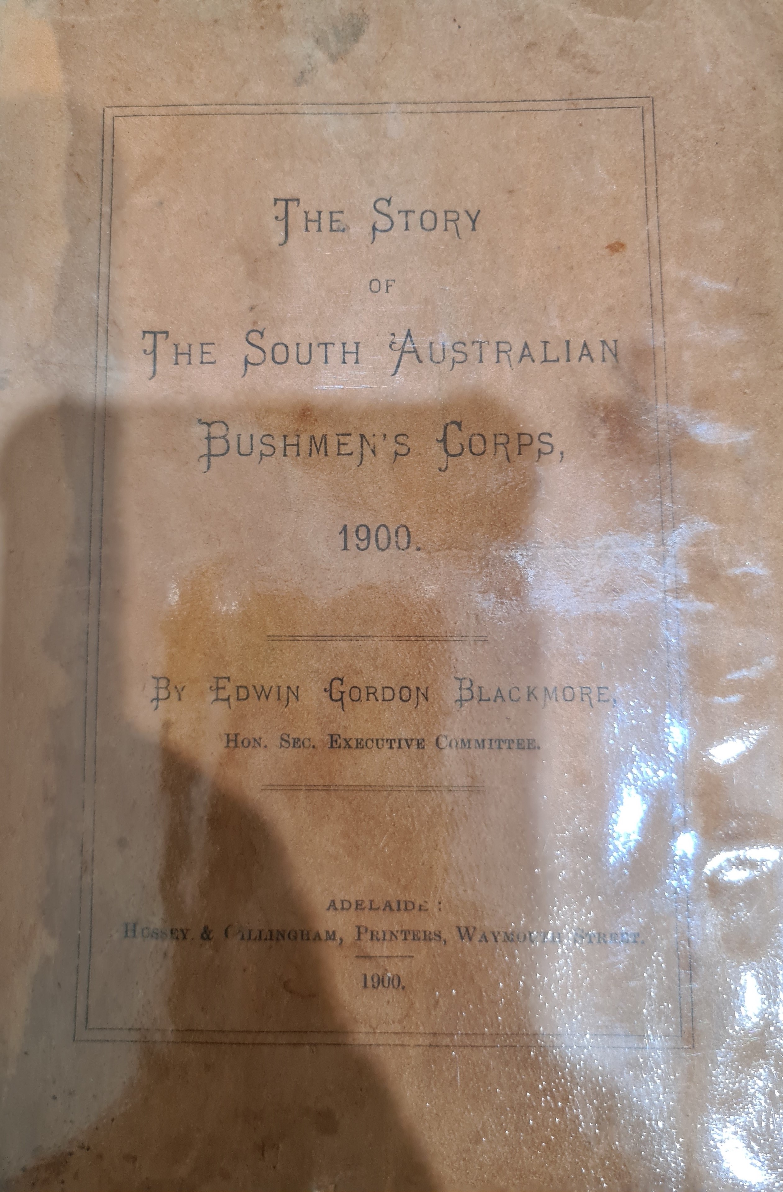 The Story of the South Australian Bushmen's Corps