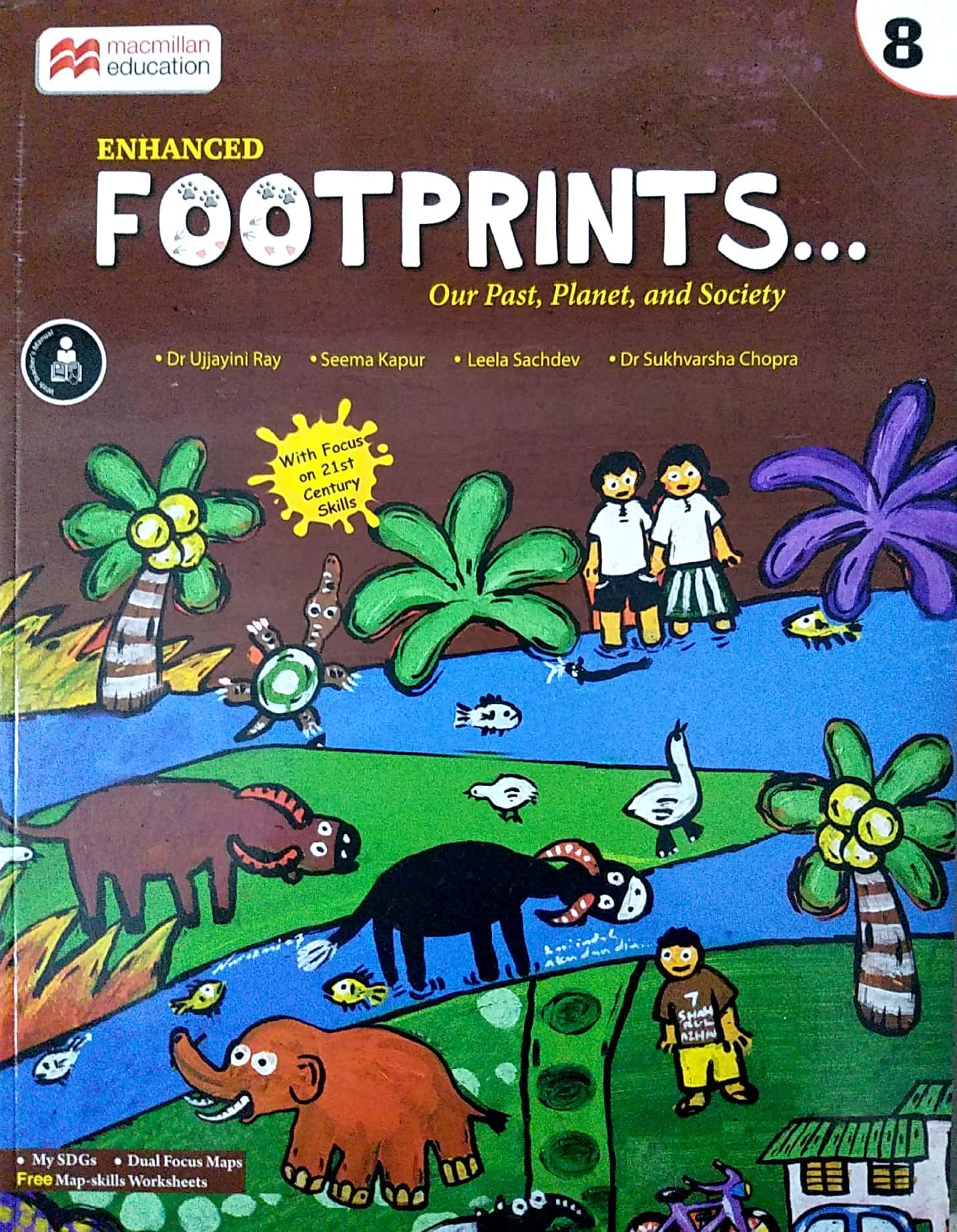 Macmillan Footprints Our Past, Planet, and Society Class 8 (Paperback)