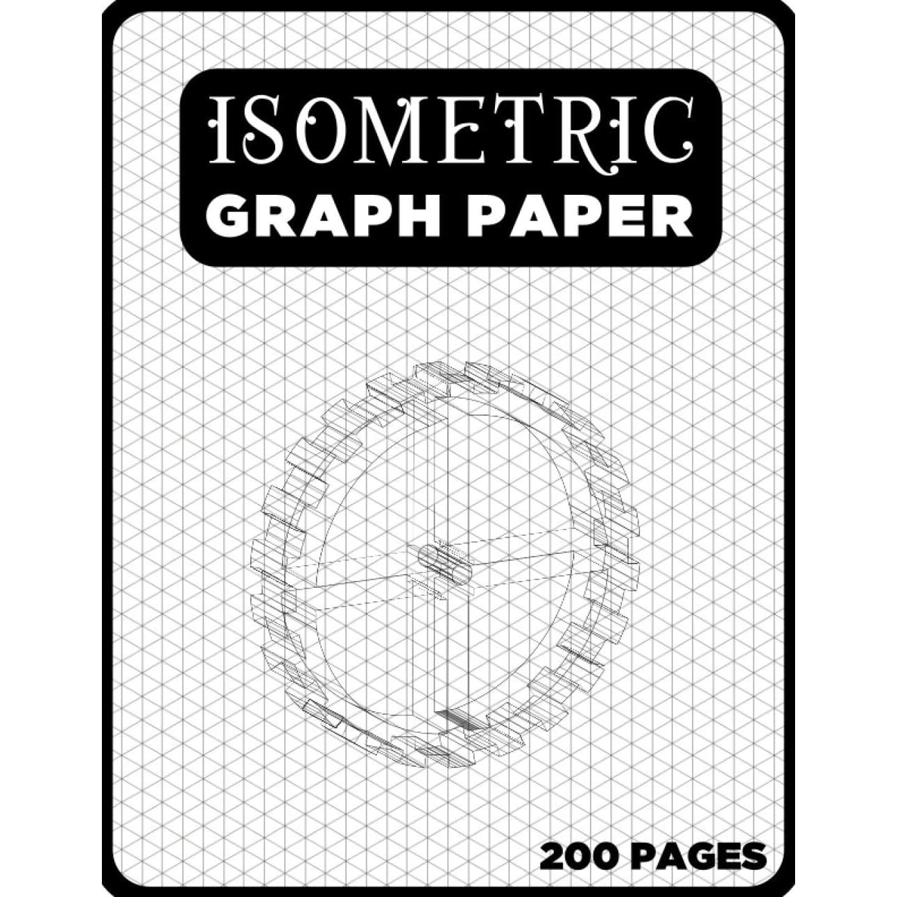Isometric Paper 8 5 X 11 3d Drawing Isometric Notebook For Drafting 0 Page Equilateral Triangle Grid 1 4 Inch Journal Orthographic Paper Mechanical Engineer Gifts For Men By Technical Drawing Essentials