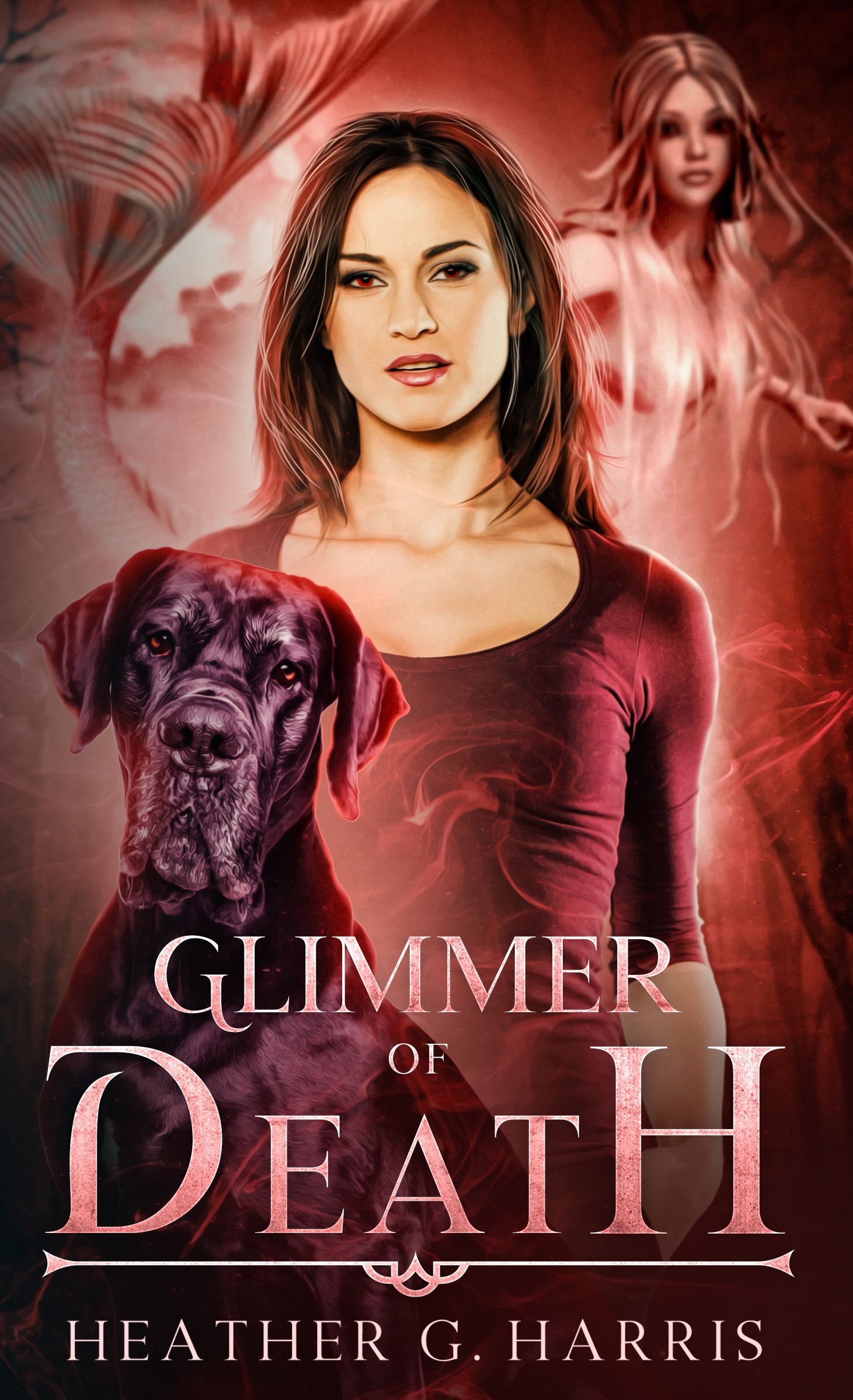 Portada de Glimmer of Death, de Heather G. Harris