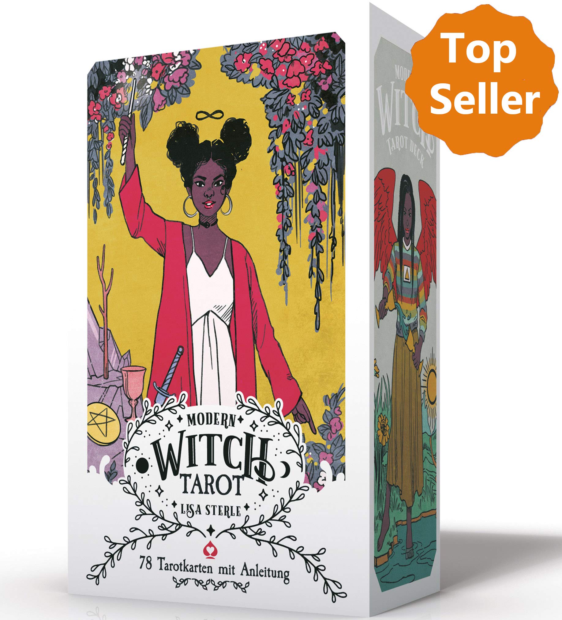 Modern Witch Tarot: 78 Tarotkarten mit Anleitung (Hardcover)