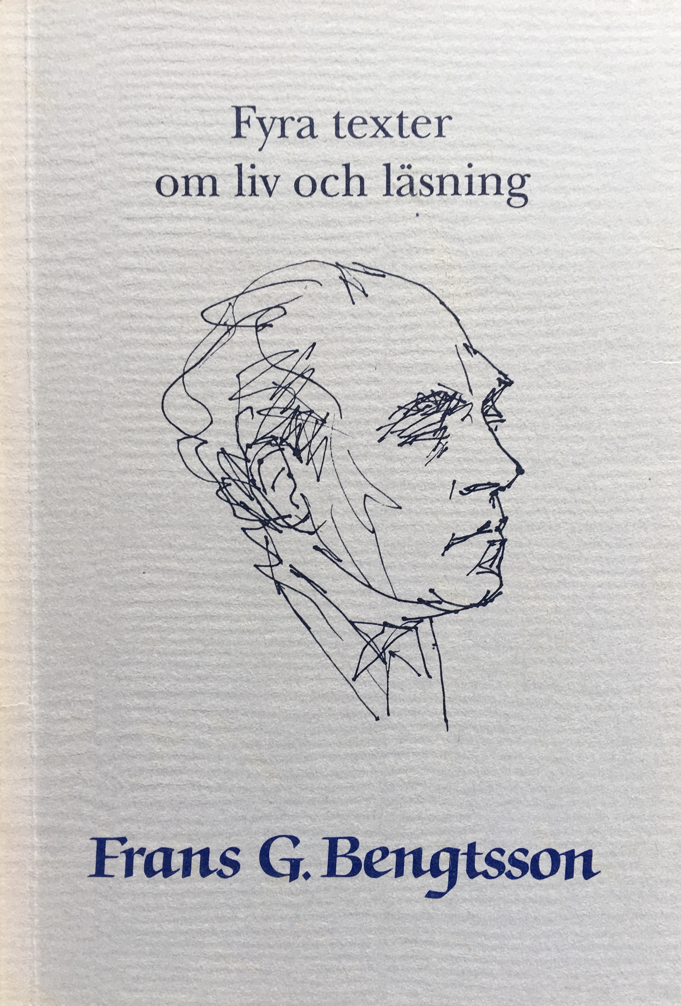 Fyra texter om liv och läsning