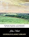 Robert Burns, a summary of his career and genius