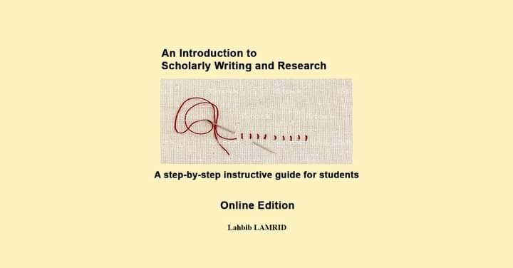 An introduction to scholarly writing and research