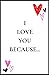 I Love You Because..: An easy way to tell someone how much they mean to you.