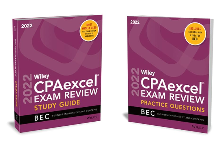 Wiley's CPA 2022 Study Guide + Question Pack: Business Environment and Concepts (Wiley CPA Exam Review Business Environment & Concepts)