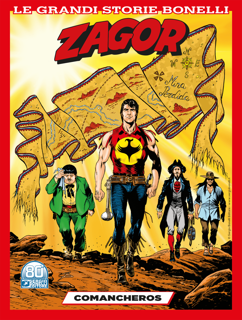 Le grandi storie Bonelli n. 1: Zagor. Comancheros