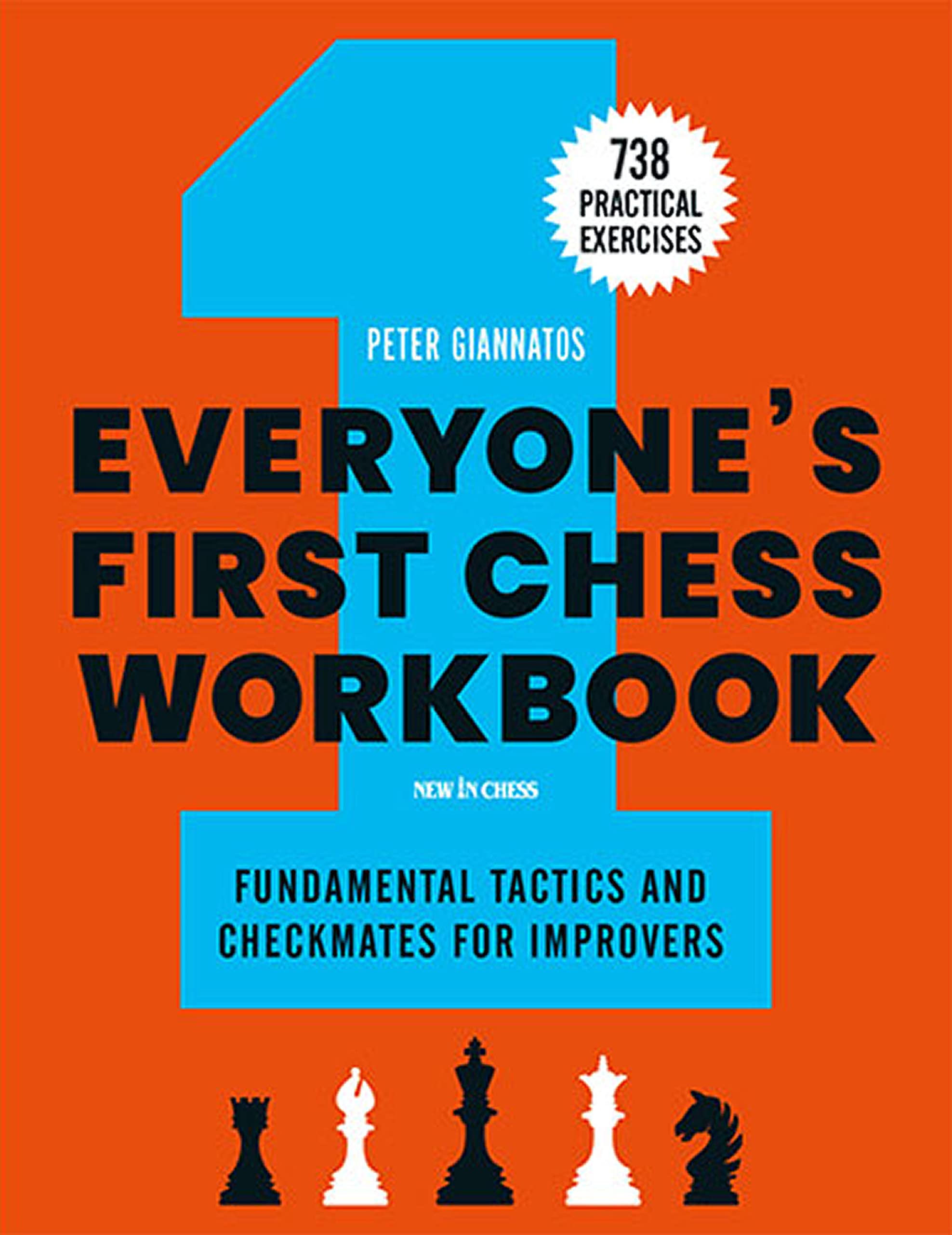 Everyone's First Chess Workbook: Fundamental Tactics and Checkmates for Improvers – 738 Practical Exercises (Paperback)