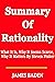Summary Of Rationality: Wha...