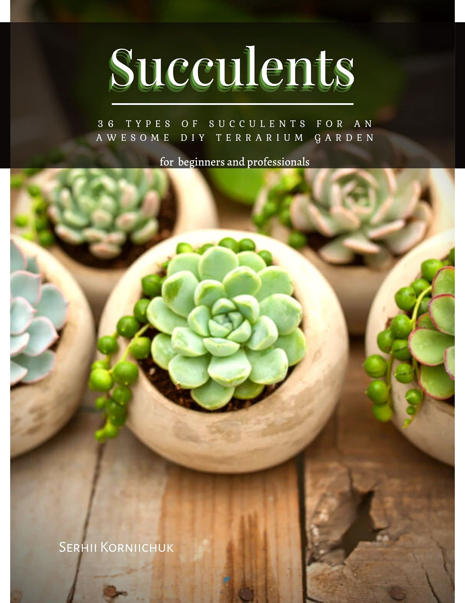 Succulents: 36 Types of Succulents for an Awesome DIY Terrarium Garden (Kindle Edition)