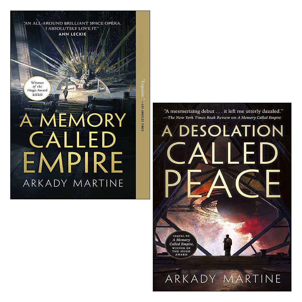 Arkady Martine 2 Books Collection Set (A Memory Called Empire/A Desolation Called Peace)