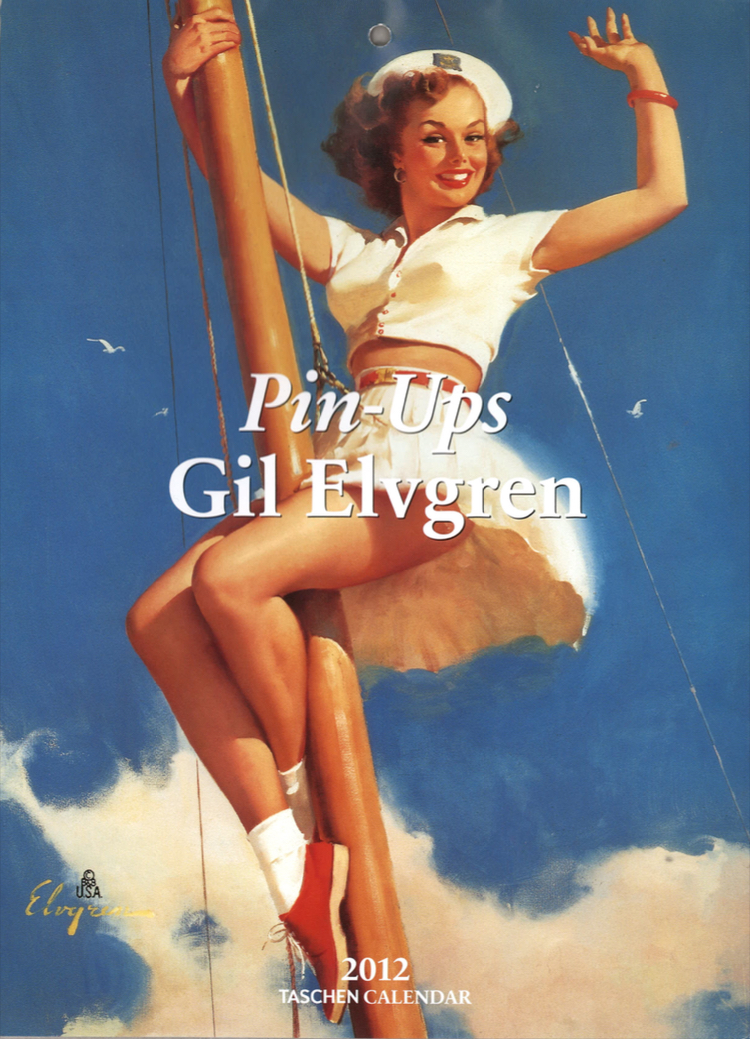 Gil Elvgren pin-ups — 2012 calendar