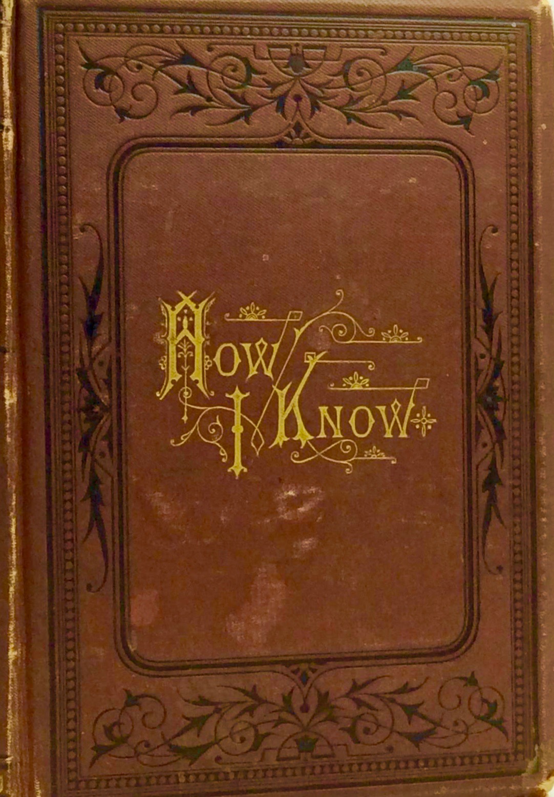 How I Know, or Sixteen Years' Eventful Experience (Hardcover)