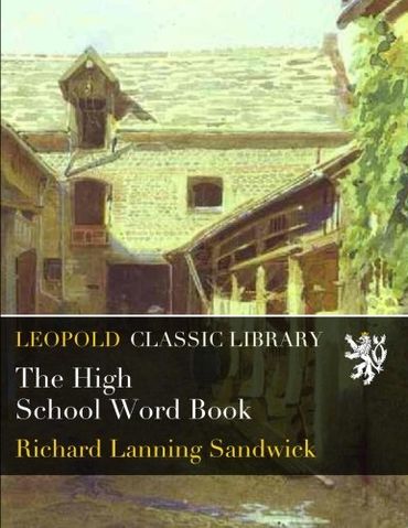 The High School Word Book