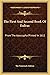 The First And Second Book Of Esdras: From The Apocrypha Printed In 1611