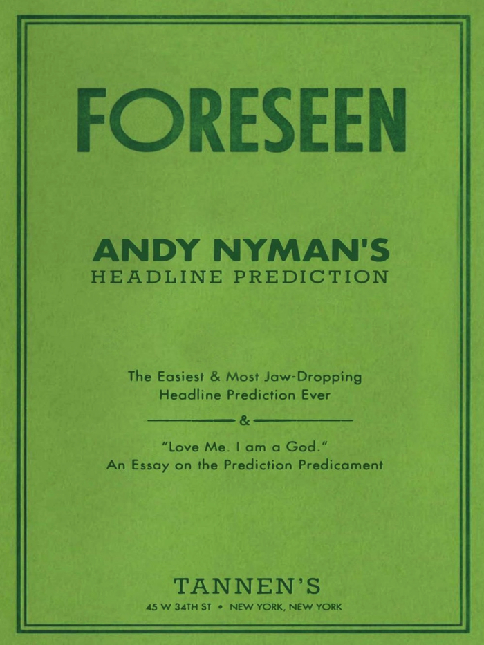 Foreseen