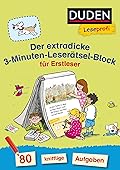 Leseprofi Rätselblock Lesen lernen 1. Klasse: Der extradicke 3-Minuten-Leserätsel-Block für Erstleser