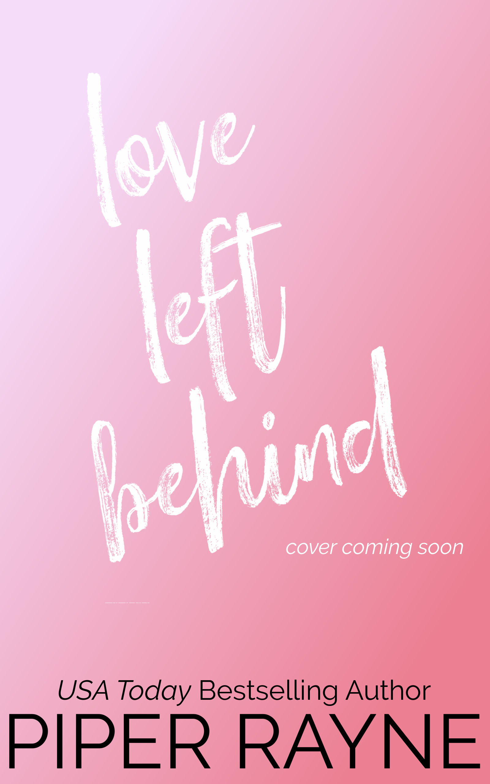 Love Left Behind (ebook)