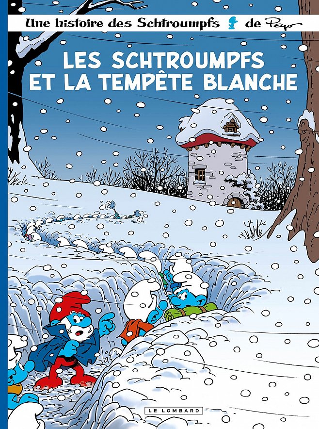 Les Schtroumpfs et la tempête blanche (Hardcover)