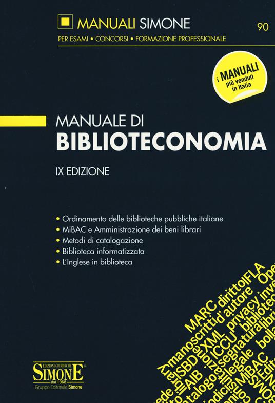 Manuale di Biblioteconomia