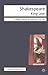 William Shakespeare: King Lear: Icon Reader's Guides To Essential Criticism